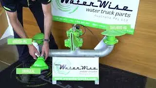 Spray Nozzle Display by Water Wise Truck Parts
