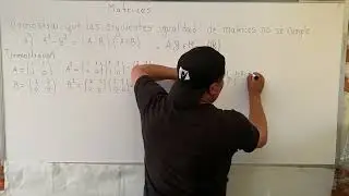 Contraejemplo de las igualdades que no se cumplen