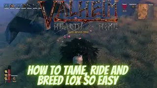 Valheim Hearth & Home Gameplay guide how to  Tame, Ride and Breed Lox so easy!!! In 3 steps.