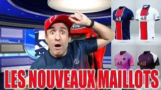 LES NOUVEAUX MAILLOTS DU P.S.G