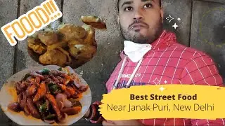 Best Street Food Near Janak Puri | C4 E Janak Puri | Momos & Chilli Potato lover | Delhi Street Food