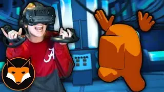 My Girlfriend Is TERRIFIED Of Among Us VR!