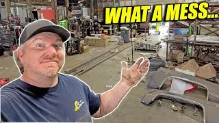 Shop Construction Update!!! Cleaning Up A Huge Mess!!! And We Got Ourselves A New Toy!!!