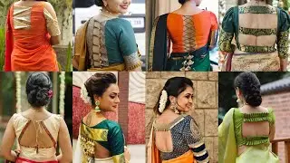 1000+ New Letest Trending Model Backless Blouse Designs// New Blouse Design// @anitablousedesigner