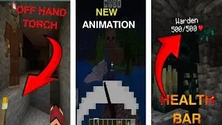 5 INSANE Mods That Make Minecraft PE Look NEXT LEVEL! 💥 (MCPE 1.21.50+)