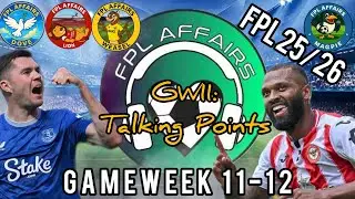 GW11 Talking Points - Are we SERIOUS about Liverpool assets?!