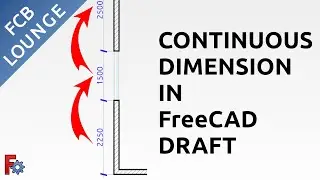 Continuous Dimension in FreeCAD Draft