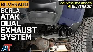2014-2018 Silverado 1500 Borla ATAK Dual Exhaust System with Black Chrome Tips Review & Sound Clip