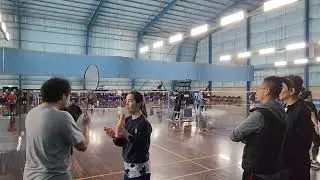 Chibi Titans vs NWS Baddicts (XD1) - Badminton Veterans 2024 (Altona)