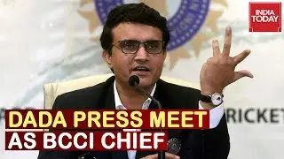 Sourav Ganguly Press Meet After Taking Charge As BCCI President | Watch Video