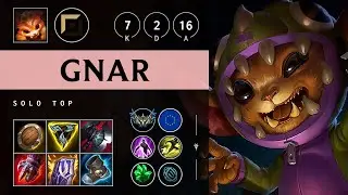 Gnar Top vs Sion - EUW Challenger Patch 25.20