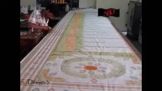 Independence Day Theme Sari Print