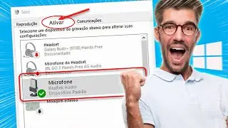 Como ATIVAR o Microfone no Windows 10 🎙✅