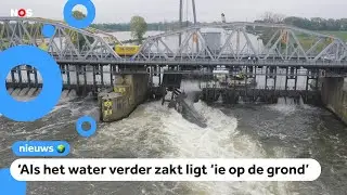 Woonboten in de problemen door wegstromend water