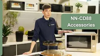 Taking a look at the accessories for the NN-CD88 Panasonic microwave