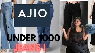 AJIO Jeans Haul Under 1000🥰|| AJIO Jeans Haul 😇😍