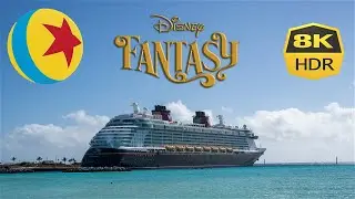 Pixar Day At Sea | Disney Fantasy | Disney Cruise Line | 8K HDR