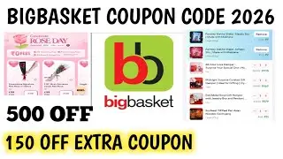 BigBasket Coupon Code 2026 || 500 Free Shopping Codes 2026 ( Today ) 