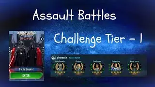 Military might Assault Battle challenge tier 1 with g12 Phoenix