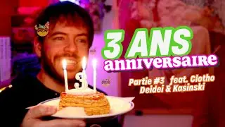 [Stream sp&eacute;cial anniversaire] 3 ans du Jermyland ! ft. @clothho @deidei_et_co @kasinski_