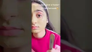 Face mask at home for glowing skin ✨ Try this easy DIY & thank me later 😍