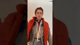 Hot Toys' Back to The Future figures. #backtothefuture #bttf #martymcfly #docbrown #hottoys