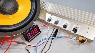 How To Make Mini Power Audio Amplifier Circuit Using Four Transistor