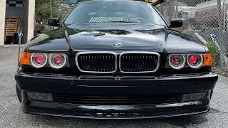 Модификация светодиодного проектора Morimoto для BMW 750 E38
