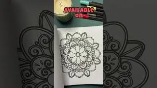 Mindful Mandala Coloring 🧘🏻&zwj;♀️| #ASMR #explore #coloringbook #mindfulness #foryou #markers