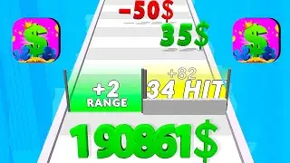 Digit Number 3D Vs Puff Up 3D : Level Up Balls + ASMR GAMEPLAY ( Satisfying Mobile Games )