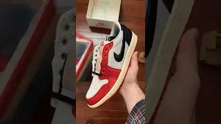 Air Jordan 1 low Trophy Room unboxing #sneakers #sneakerunboxing #airjordan1