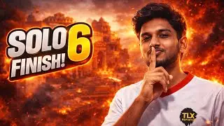 SOLO 6 FINISHES 20K TOURNAMENT 🔥|| BGMI ESPORTS 