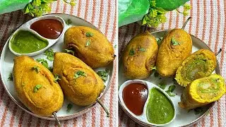 Jodhpuri Mirchi Vada Recipe | Rajasthani Street Food at Home | Spicy & Crispy