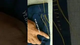 How to reduce the waist of school trousers without a sewing machine #diy