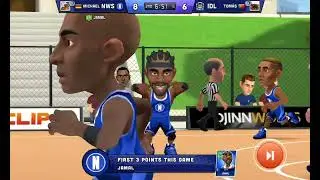 Basketball gameplay (Mini Basketball, 1VC1-1)