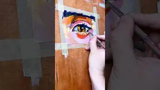 Acrylic Eye Painting 👁️ #acryliceyepainting #arttutorial #art