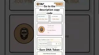 Earn DNA token 💰💰| #dna #token #shorts #money #facts #dnazone #gk #minting #quiz #earningapp