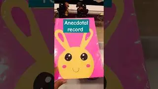 Anecdotal record #anecdotal #record #teacherlife #new