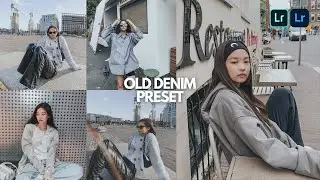 Old Denim Aesthetic Preset - Lightroom Mobile Aesthetic Blue Preset Free Dng | Blue Light Film