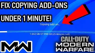 ИСПРАВЛЕНИЕ КОПИРОВАНИЯ ДОПОЛНЕНИЙ WARZONE/CALL OF DUTY MODERN WARFARE МЕНЕЕ 1 МИНУТЫ 100% РАБОЧЕЕ ИСПРАВЛЕНИЕ PS4