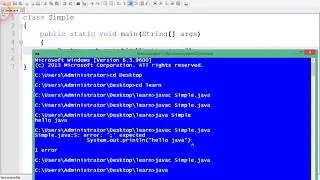 how to create simple program in java and compile and run lecture#2
