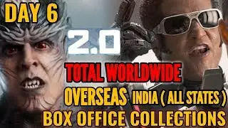 2.0 | BOX OFFICE COLLECTIONS DAY 6 | INDIA | OVERSEAS | SUPERSTAR RAJNIKANTH | AKSHAY KUMAR