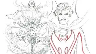 Dr. Strange Sketches by Alex Ross