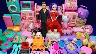 6 Minutes Satisfying with Unboxing Hello Kitty Sanrio Kitchen Set | ASMR Tiny Toys Kitchen Set