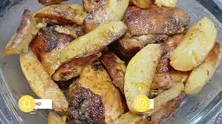 A Melhor Sobrecoxa com Batatas que Voc&ecirc; Vai Fazer! | Gostosuras da Baiana
