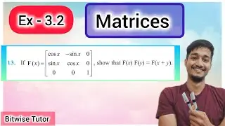 Class 12 Ex 3.2 Q13 Maths | Ex 3.2 class 12 maths q13 | Question 13 exercise 3.2 Class 12