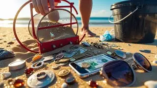 Hidden Treasure Found During Beach Cleanup | Money, Jewelry & Lost Items