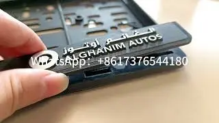 Middle East standard embossed printing high quality ABS license plate frame custom manufacturer