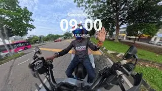 #22 Luncur Ride Ke Desaru Dengan X-ADV750 &bull; ZONTES 368G &bull; INSTA360 X5 &bull; 4K60FPS &bull;