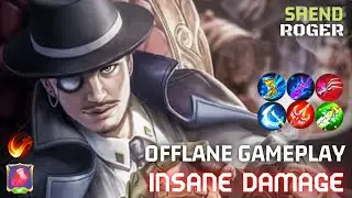 Roger Offlane, Full Damage Build, Double Lifesteal - Boogieman Gaming | Mobile Legends